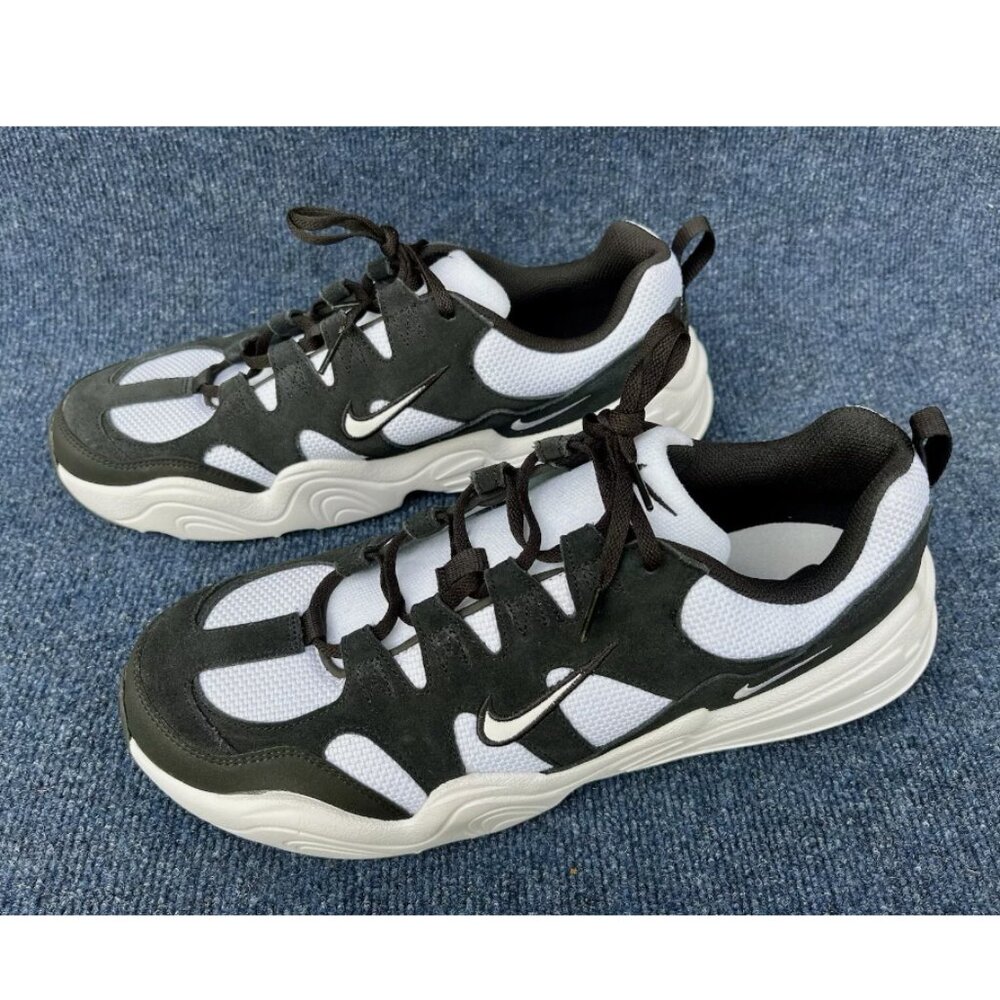 Men's Size 9 Nike Tech Hera Black White W/ Box